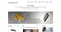 Desktop Screenshot of cartridgeweb.com
